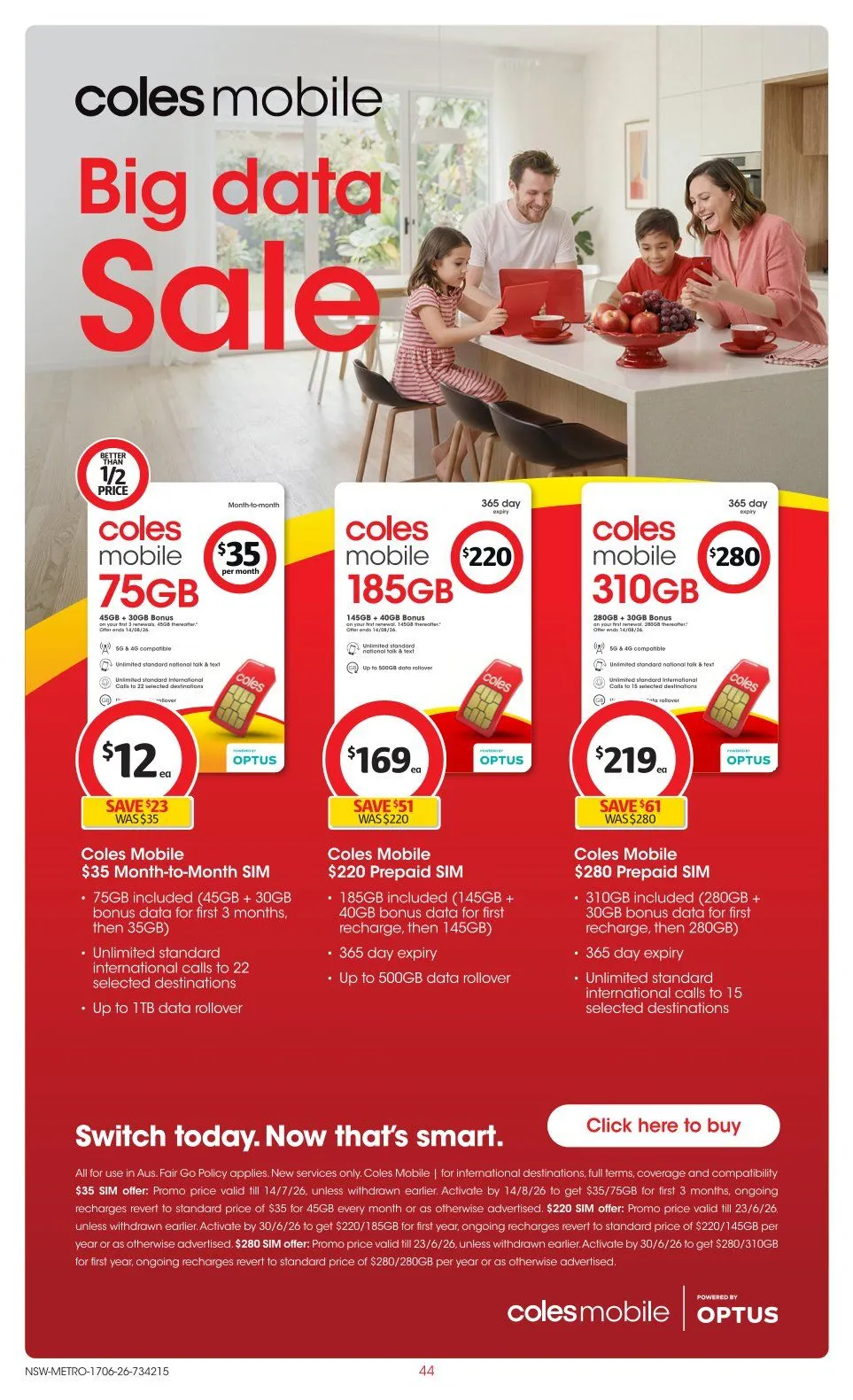 Coles catalogues - Catalogue valid from 17 June to 23 June 2026 - page 44
