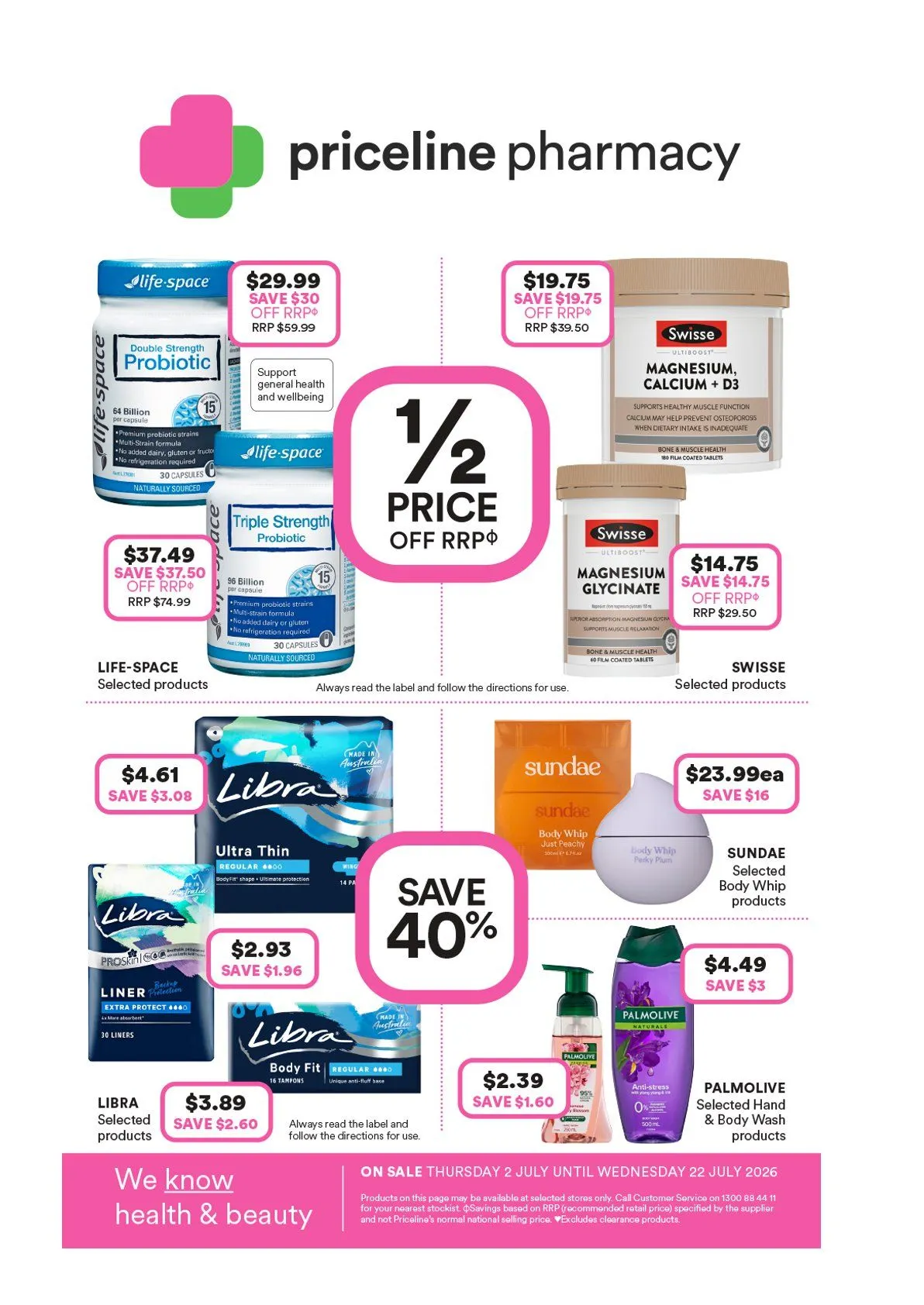 Priceline Sales - Catalogue valid from 1 July to 31 July 2026 - page 44