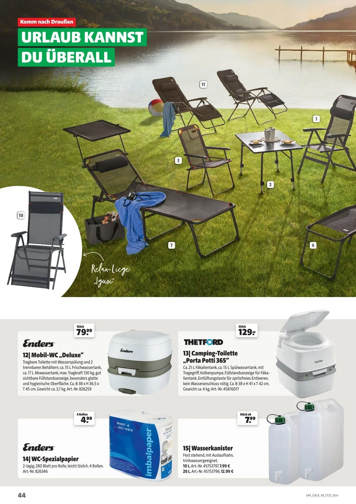 Hagebau Prospekt von 21. Mai bis 31. Dezember 2025 - Prospekt seite 44