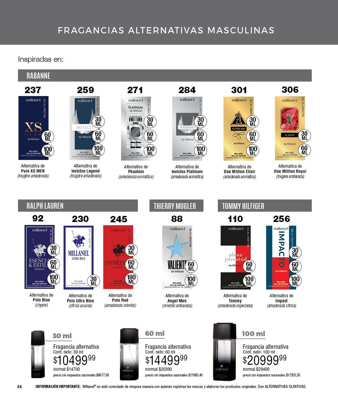 Ofertas de  Ofertas Millanel 15 de septiembre al 19 de octubre 2025 - Página 44 del catálogo
