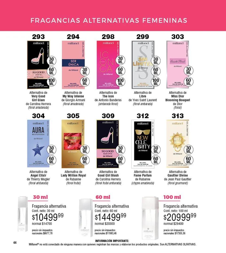 Ofertas de Catalogo Millanel 20 de octubre al 10 de noviembre 2025 - Página 44 del catálogo