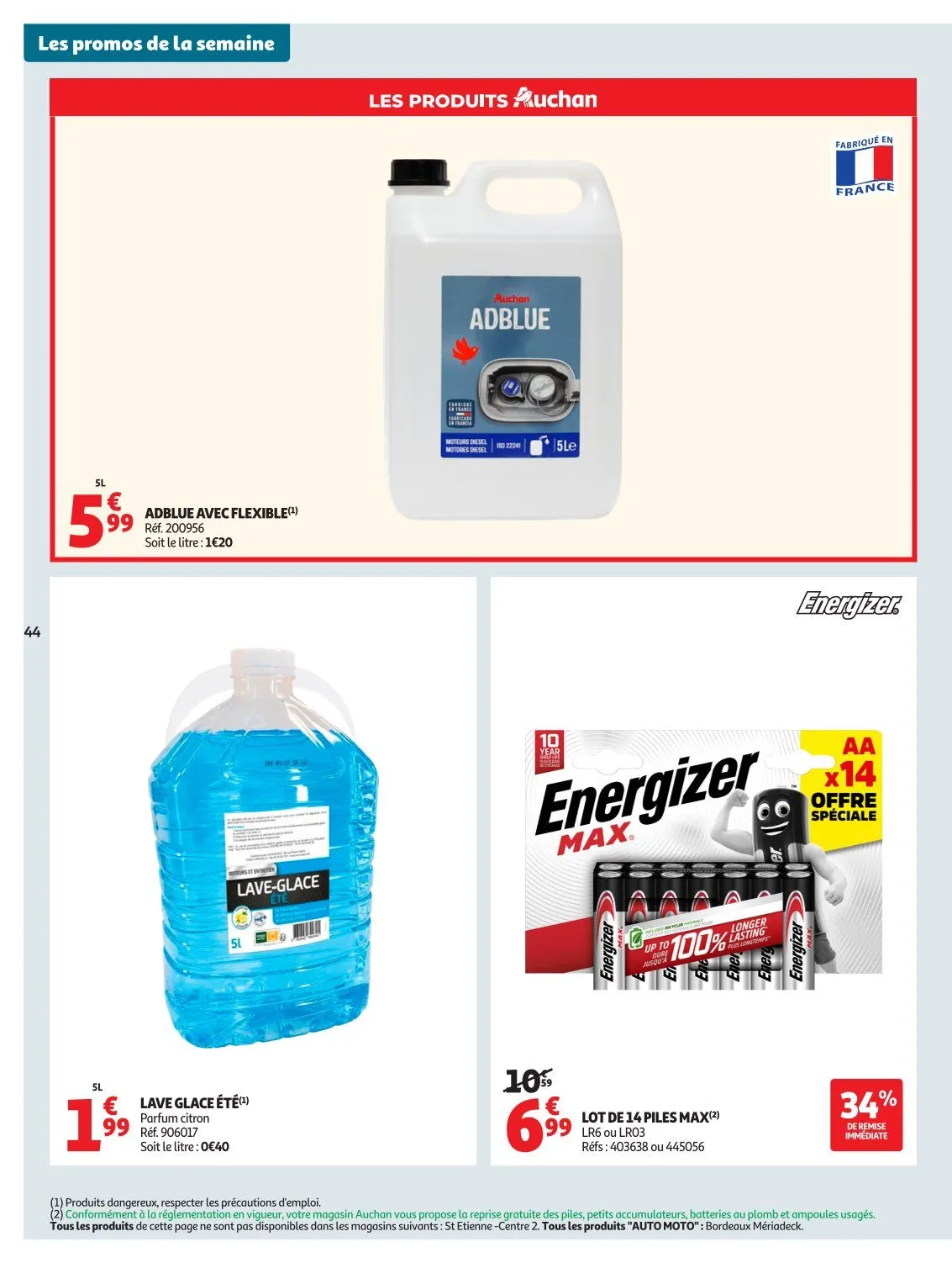 Catalogues Auchan du 28 juillet au 8 août 2026 - Catalogue page 44