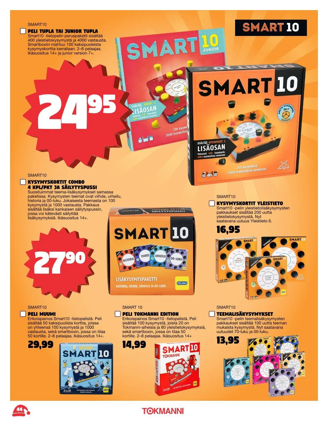  Tokmanni Tarjoukset voimassa alkaen 3. marraskuuta - 24. joulukuuta 2025 - Tarjouslehti sivu 44