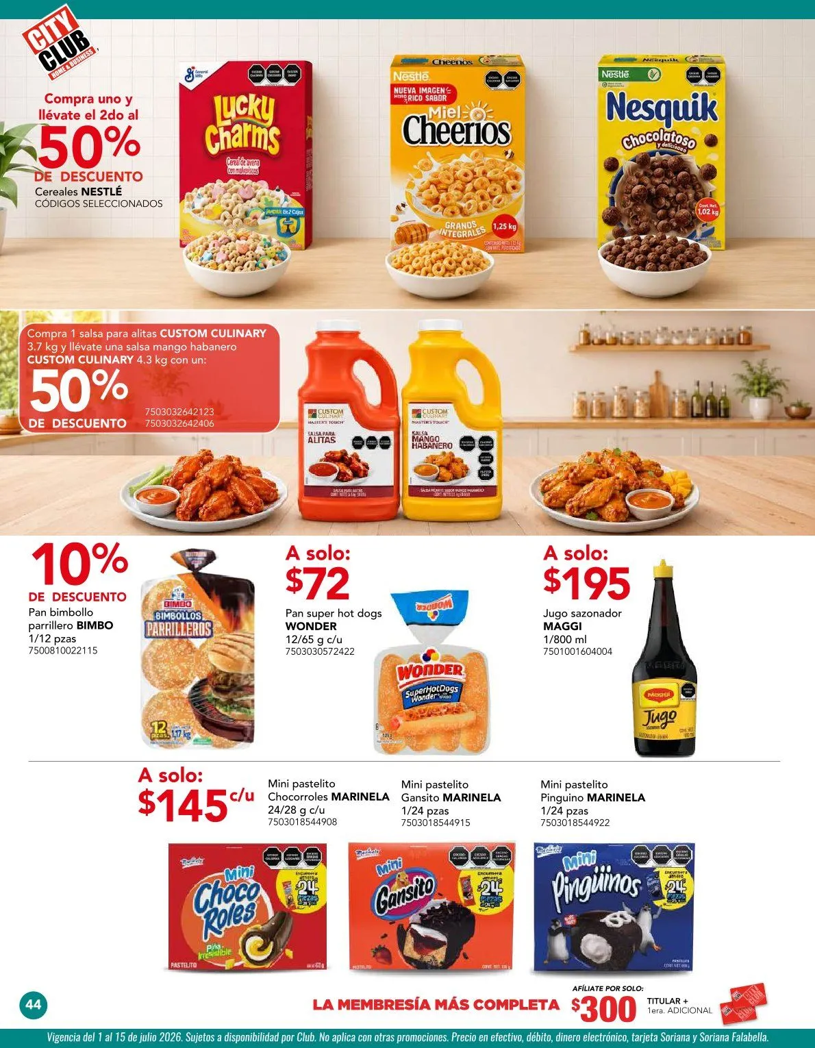 Catálogo de City Club Ofertas 1 de julio al 31 de julio 2026 - Pagina 44