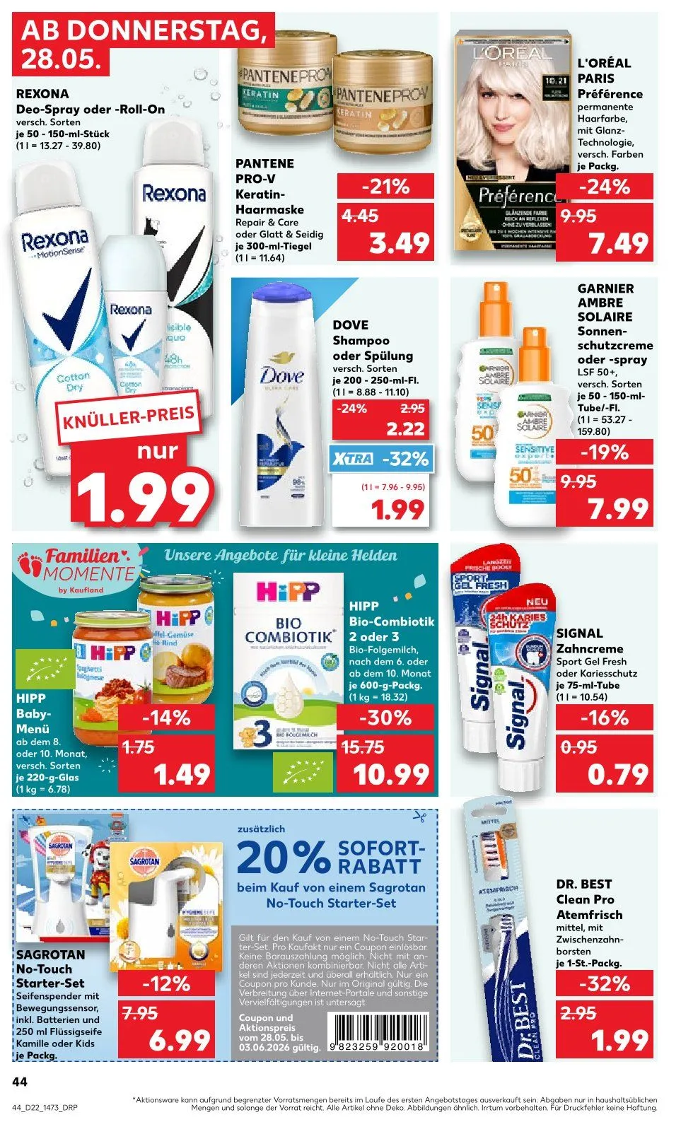 Kaufland Prospekte von 28. Mai bis 3. Juni 2026 - Prospekt seite 44