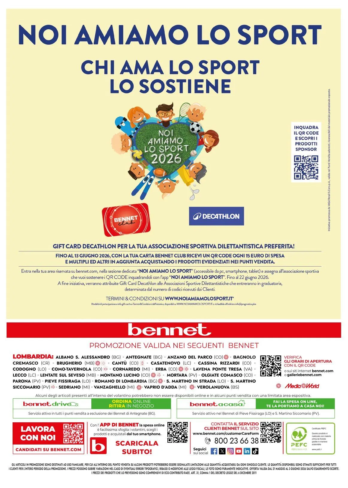  Volantini bennet da 21 maggio a 3 giugno di 2026 - Pagina del volantino 44