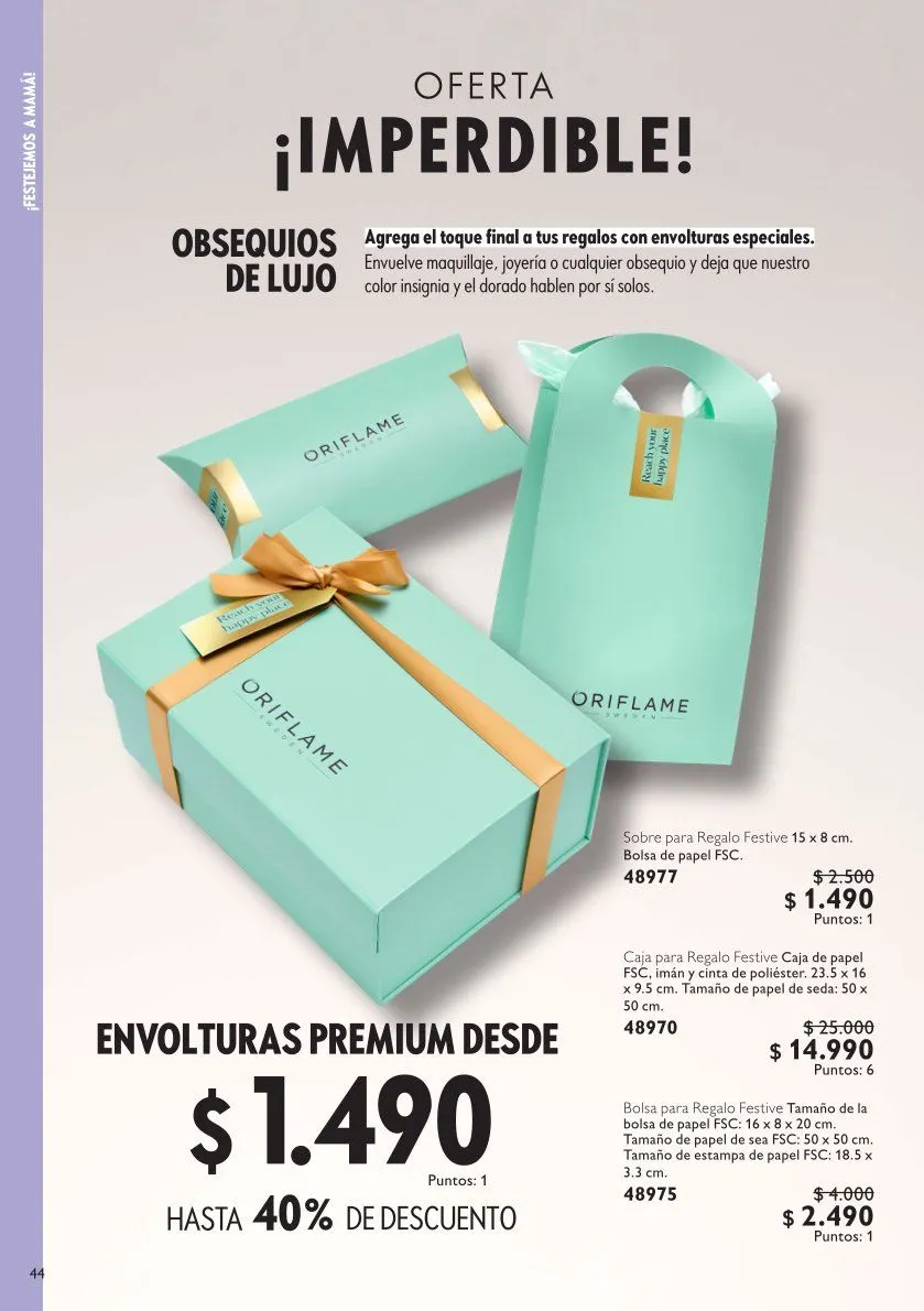 Catálogo de Oriflame Ofertas 18 de abril al 8 de mayo 2026 - Página 44