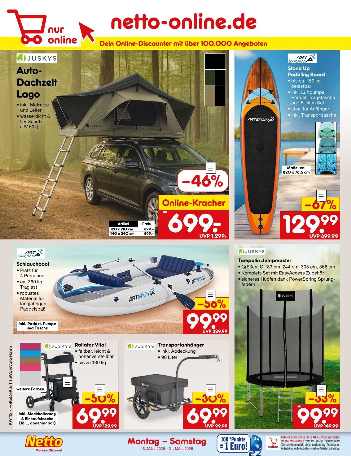  Netto Marken-Discount Prospekte von 16. März bis 21. März 2026 - Prospekt seite 44
