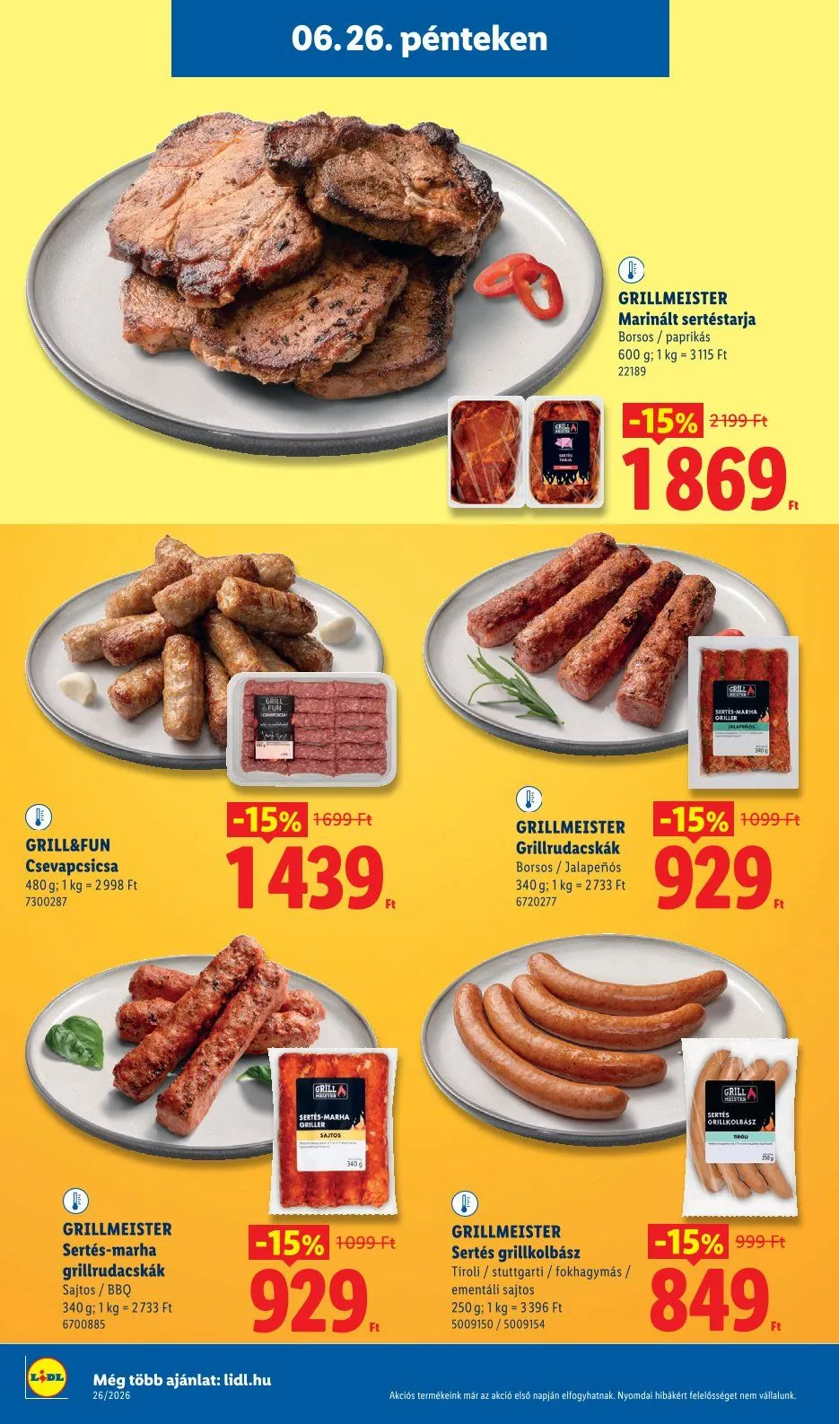 Katalógus Lidl legfrissebb ajánlatai június 25.-tól július 7.-ig 2026. - Oldal 44