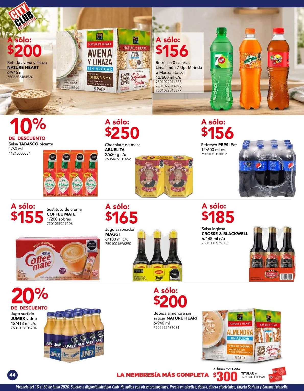 Catálogo de City Club Ofertas 1 de junio al 30 de junio 2026 - Pagina 44