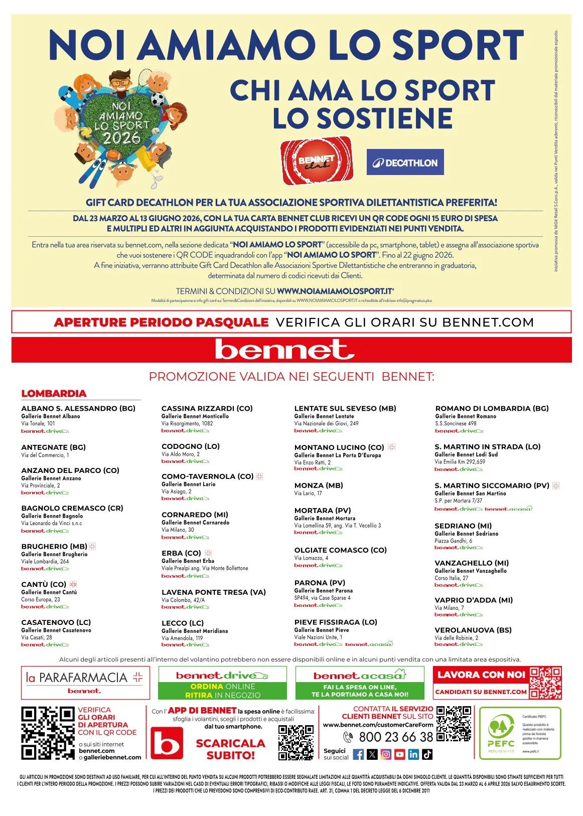 Bennet Volantino da 23 marzo a 6 aprile di 2026 - Pagina del volantino 44