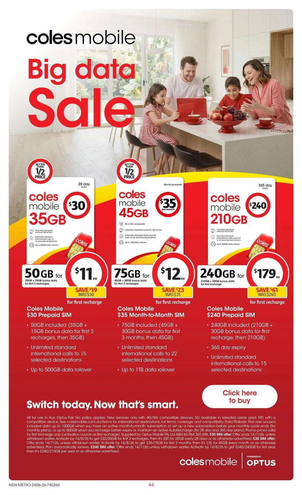 Coles catalogues - Catalogue valid from 24 June to 30 June 2026 - page 44