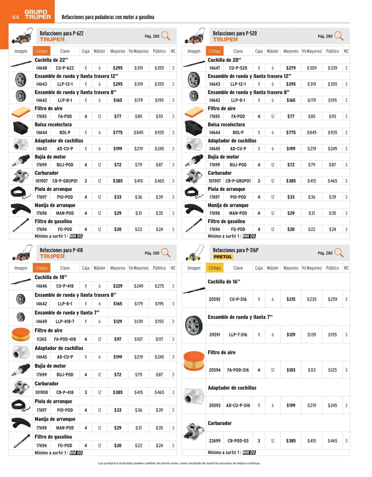 Catálogo de Truper catálogos y ofertas 20 de marzo al 30 de mayo 2026 - Pagina 44