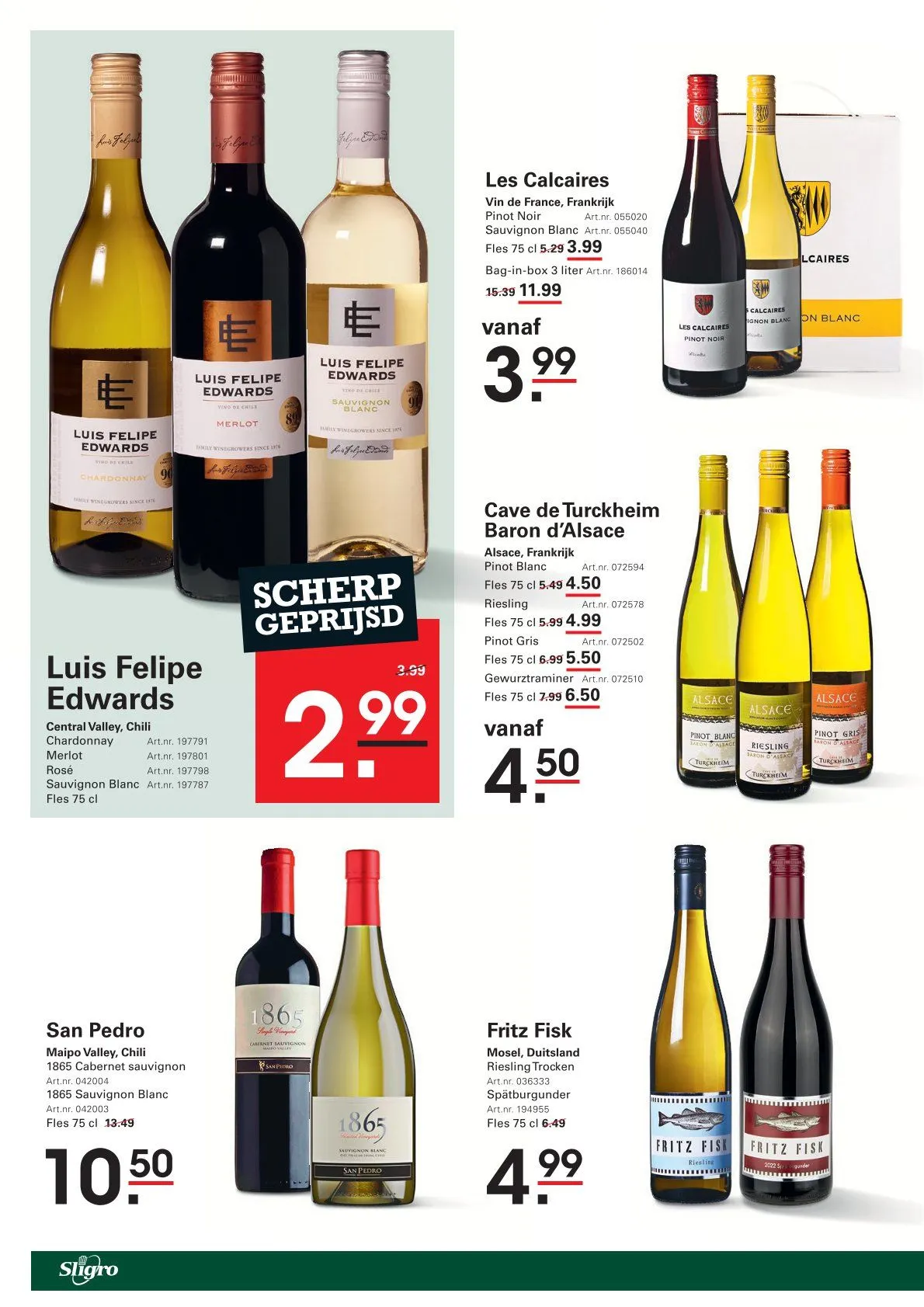 Sligro van Speciale aanbiedingen  van 2 januari tot 20 januari 2025 - Folder pagina 44