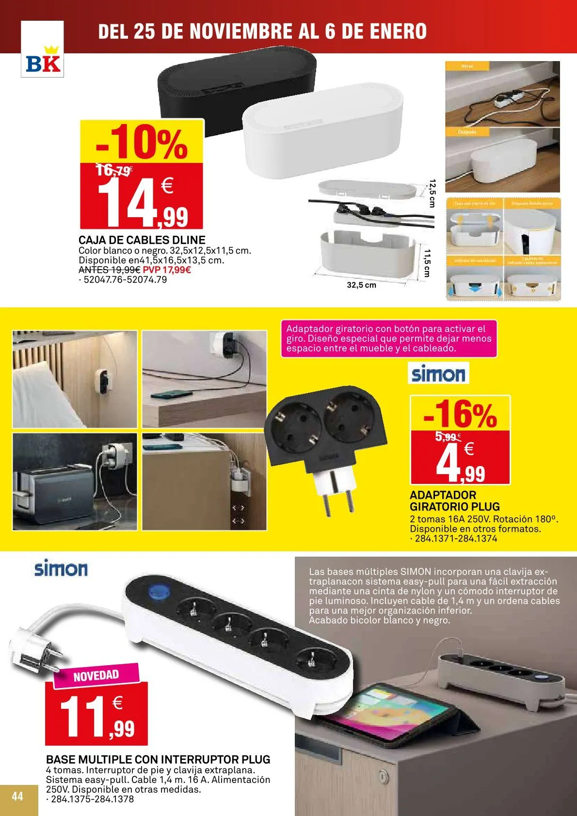 Catálogo de Bricoking Ofertas 25 de noviembre al 6 de enero 2026 - Página 44