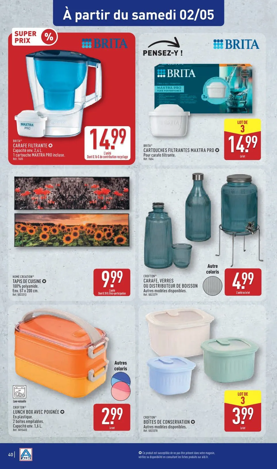 ALDI Catalogue du 29 avril au 4 mai 2026 - Catalogue page 44