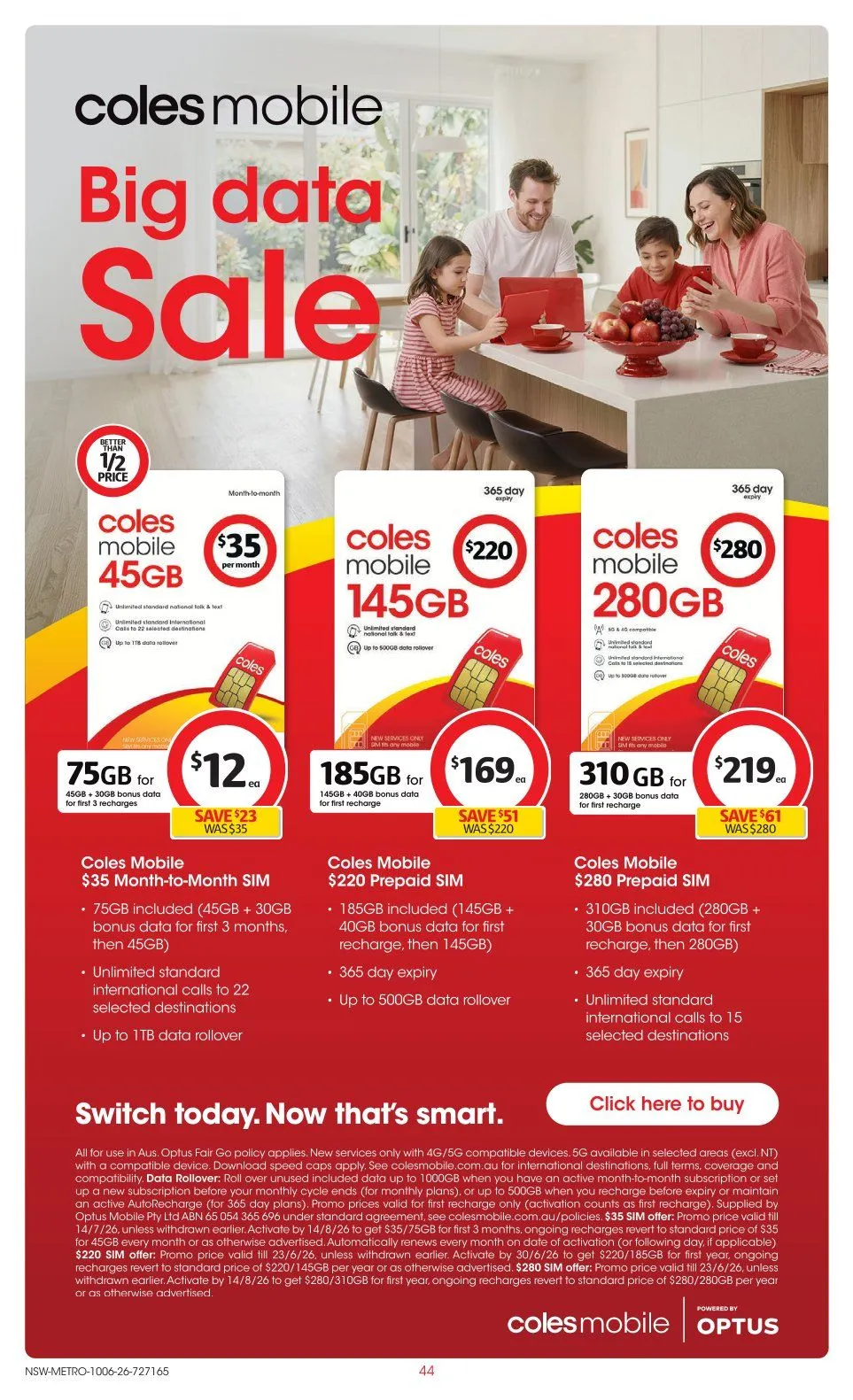 Coles Catalogues - Catalogue valid from 10 June to 16 June 2026 - page 44