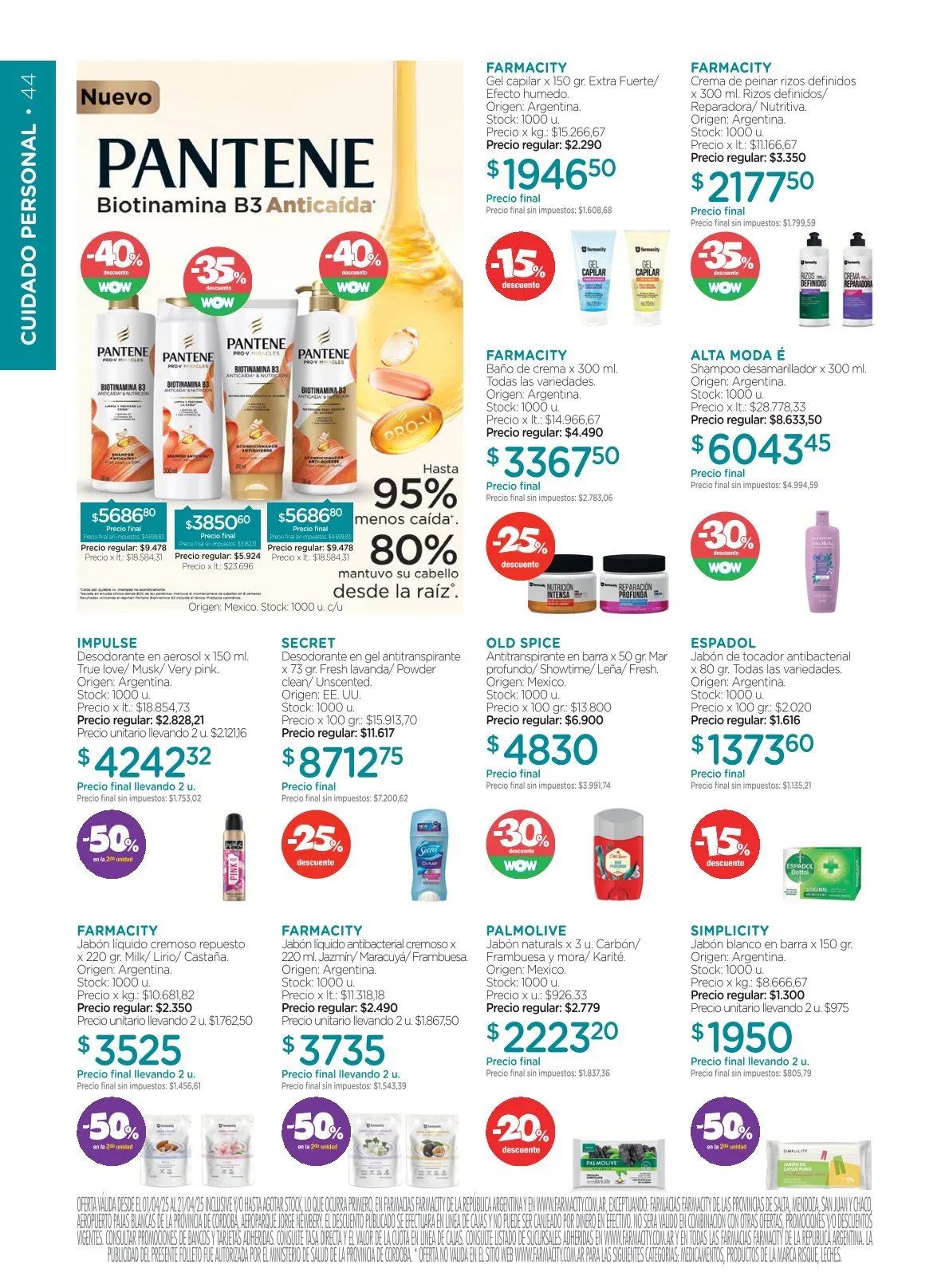 Ofertas de Farmacity Ofertas 7 de abril al 21 de abril 2025 - Página 44 del catálogo