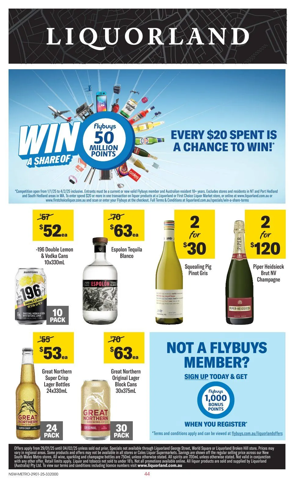 Coles Deals - Catalogue valid from 29 January to 4 February 2025 - page 44