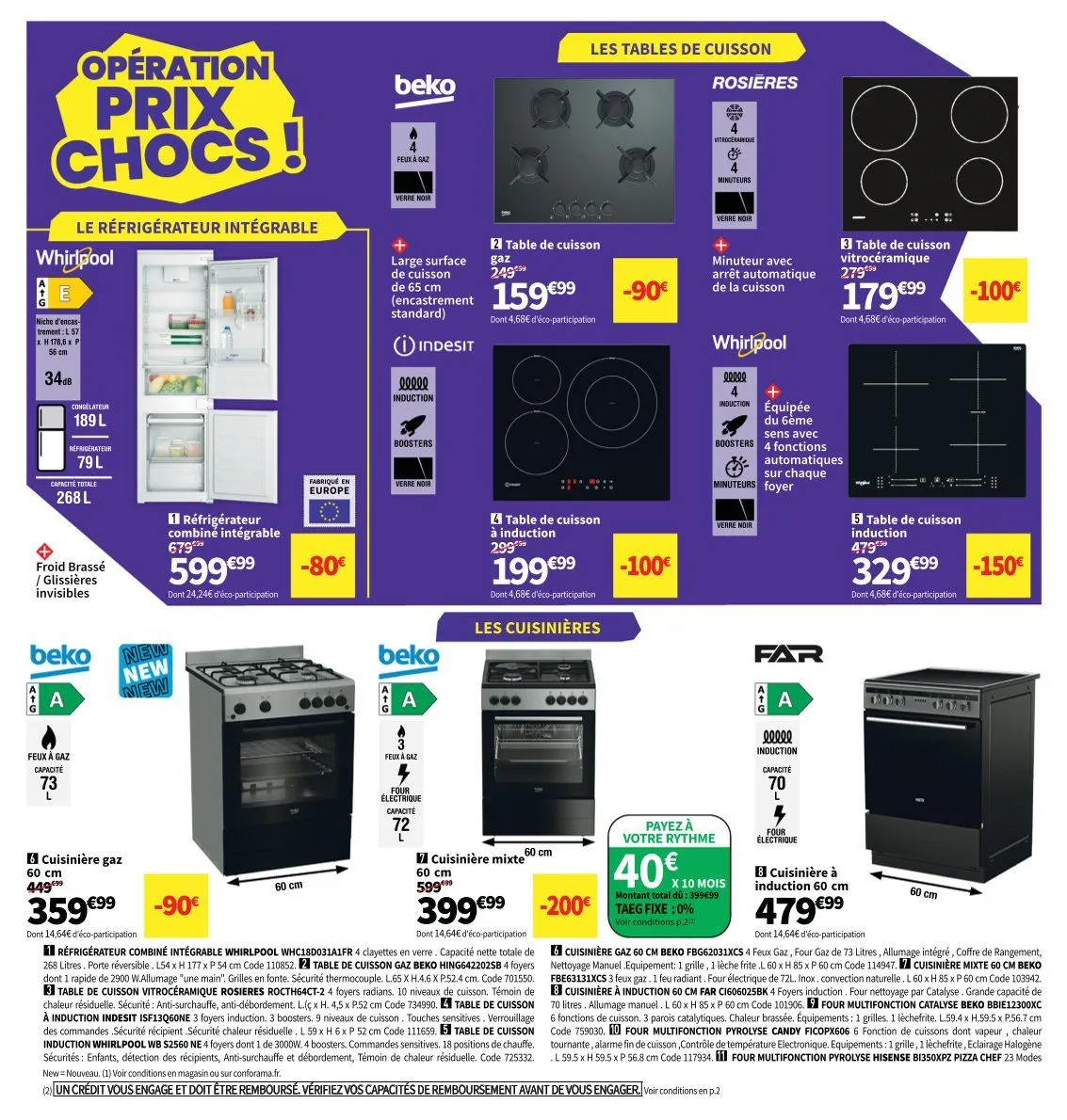 Catalogues Conforama du 28 octobre au 25 décembre 2025 - Catalogue page 44