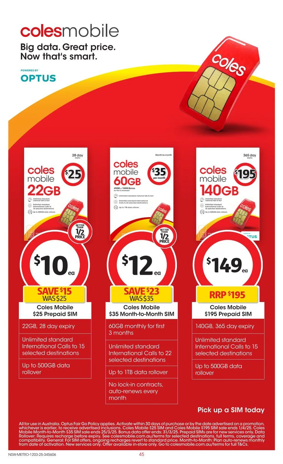 Coles´s Deals - Catalogue valid from 12 March to 18 March 2025 - page 47