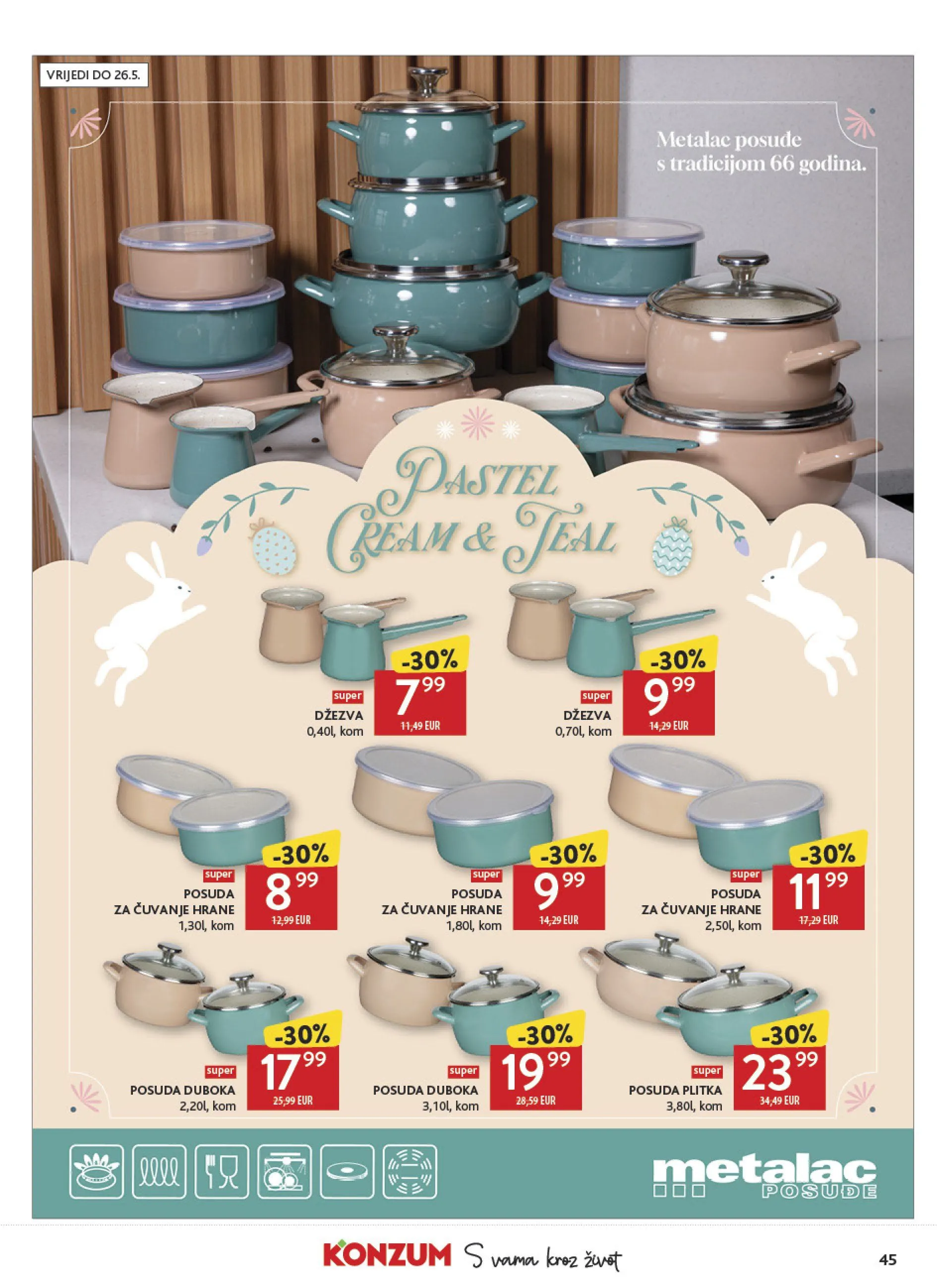Katalog Konzum od 25. ožujka do 4. travnja 2026. - Pregled Stranica 45