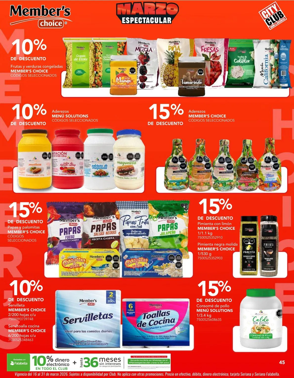 Catálogo de Ofertas City Club 2 de marzo al 31 de marzo 2026 - Pagina 45