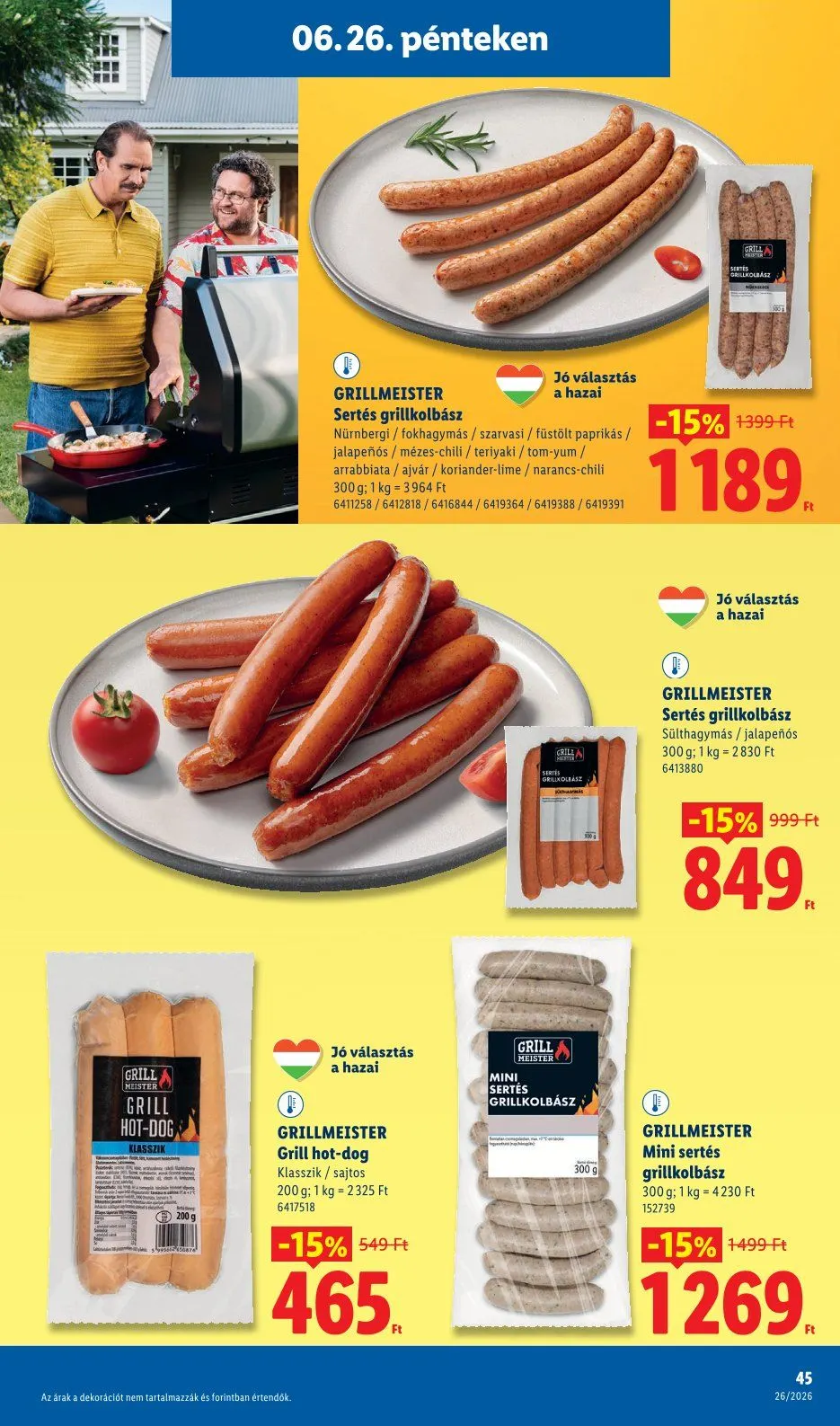 Katalógus Lidl legfrissebb ajánlatai június 25.-tól július 7.-ig 2026. - Oldal 45