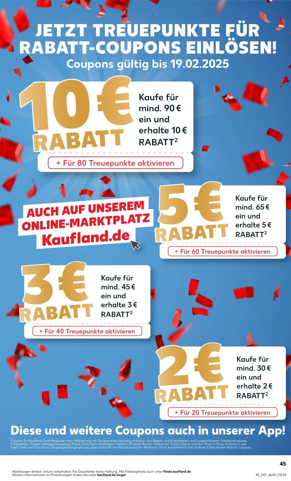 Kaufland Prospekt von 13. Februar bis 19. Februar 2025 - Prospekt seite 45