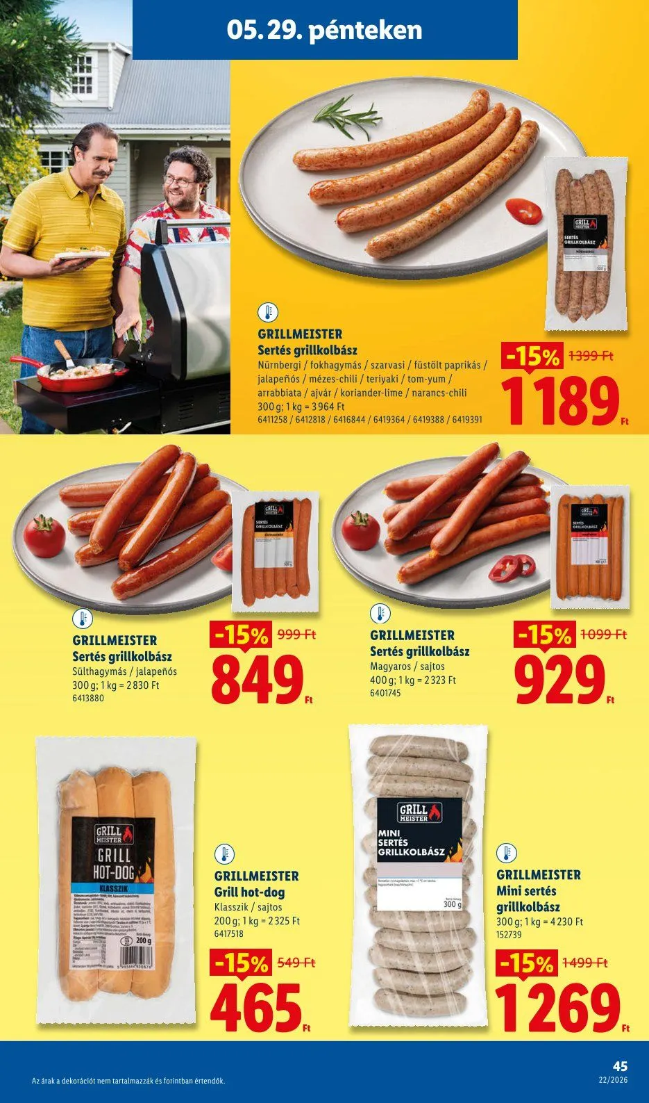 Katalógus  Lidl legfrissebb  május 28.-tól június 3.-ig 2026. - Oldal 45