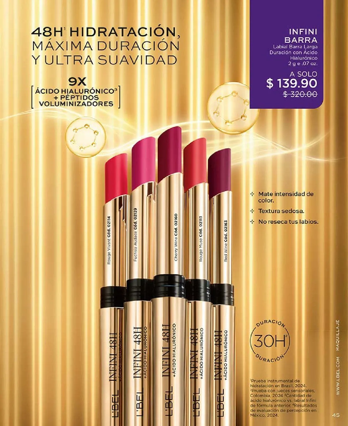 Catálogo de  L'Bel catálogos y ofertas 2 de marzo al 31 de marzo 2026 - Pagina 45