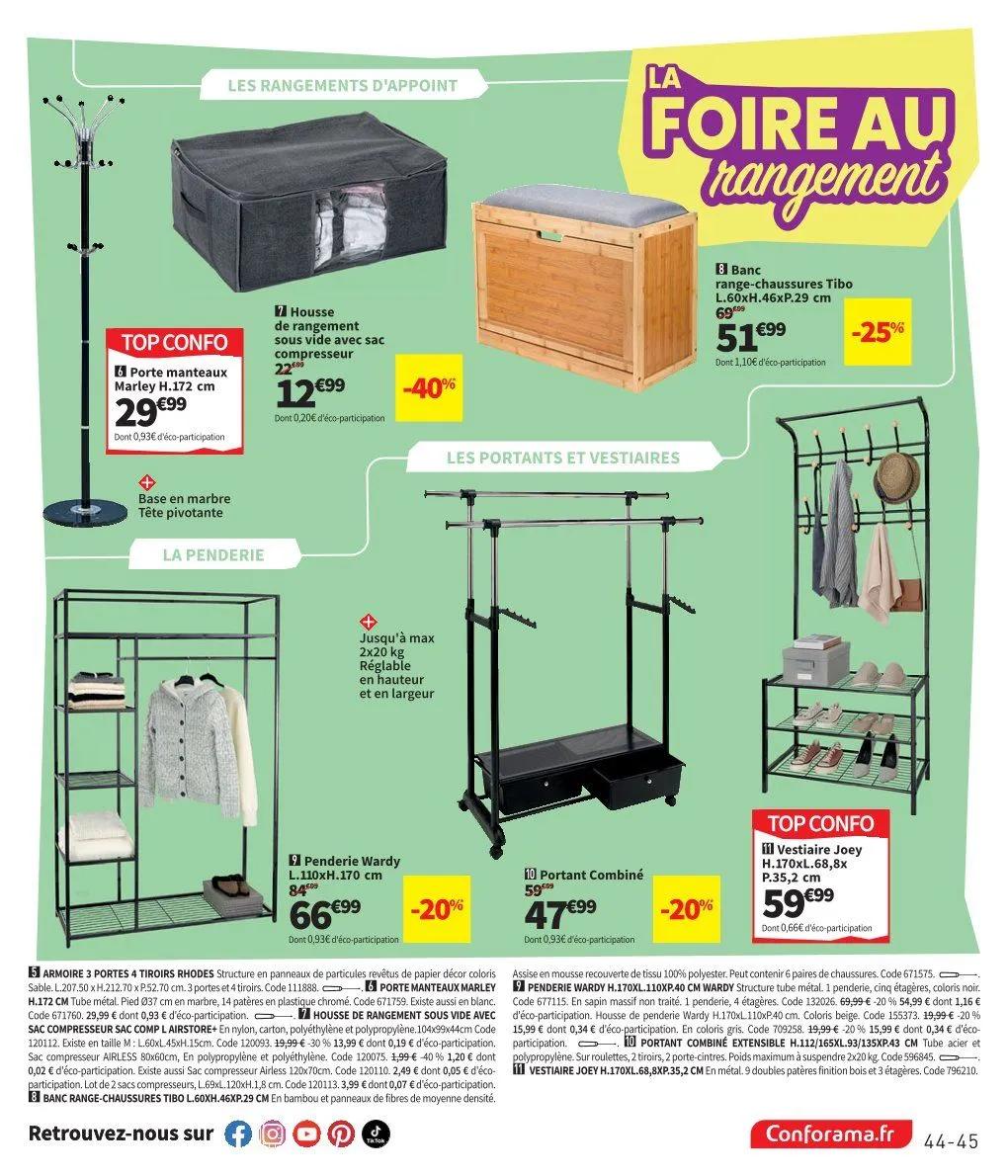 Catalogue Conforama du 24 février au 30 mars 2026 - Catalogue page 45