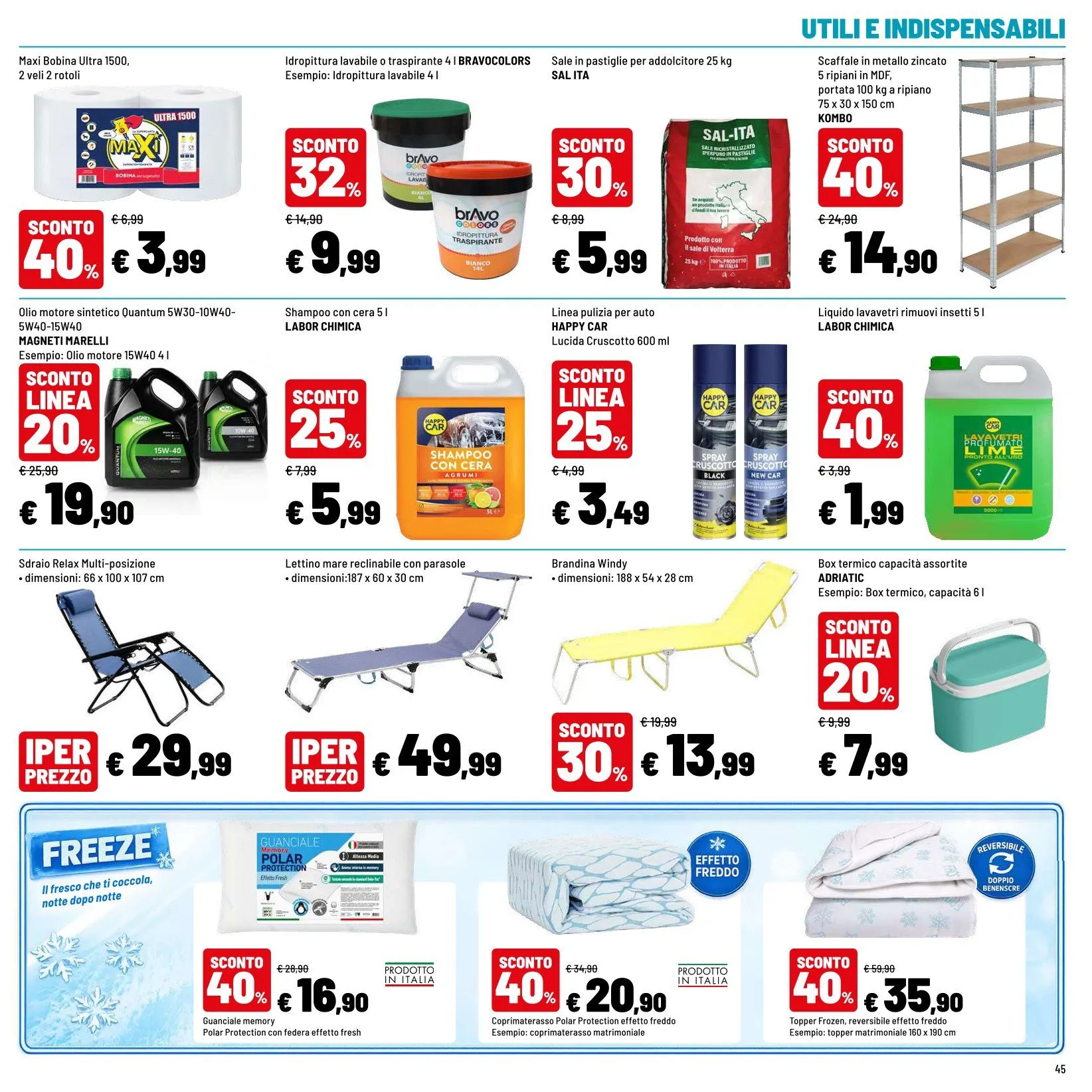 Volantini Iper, La grande i da 29 giugno a 12 luglio di 2026 - Pagina del volantino 45
