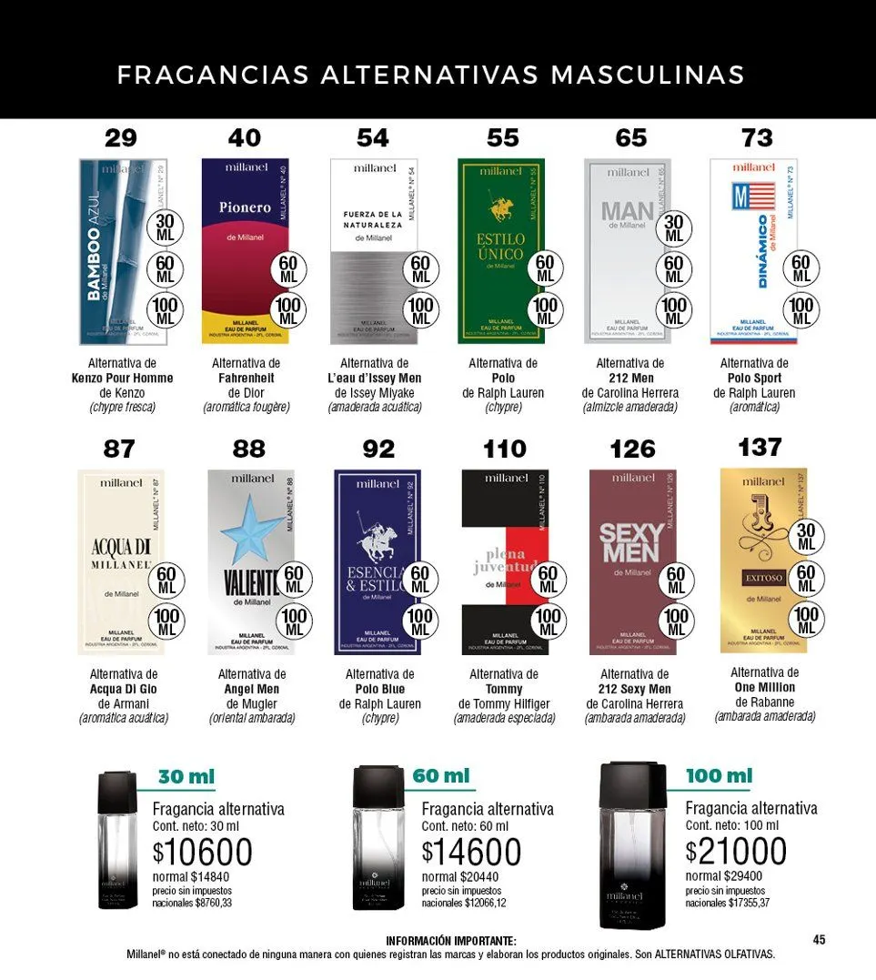 Ofertas de  Ofertas Millanel  20 de julio al 16 de agosto 2026 - Página 45 del catálogo