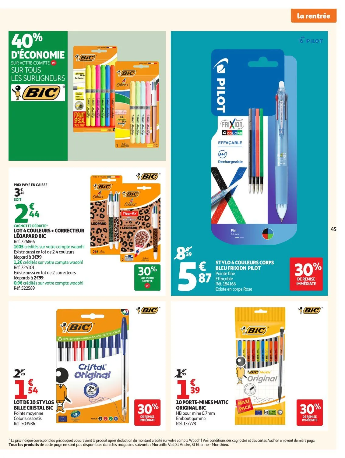 Catalogues Auchan du 21 juillet au 2 août 2026 - Catalogue page 45
