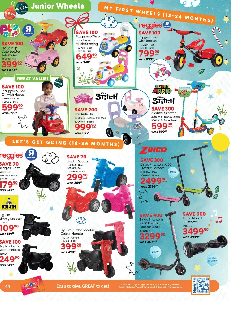 Toys R Us Sales from 23 November to 31 December 2025 - Catalogue Page 44