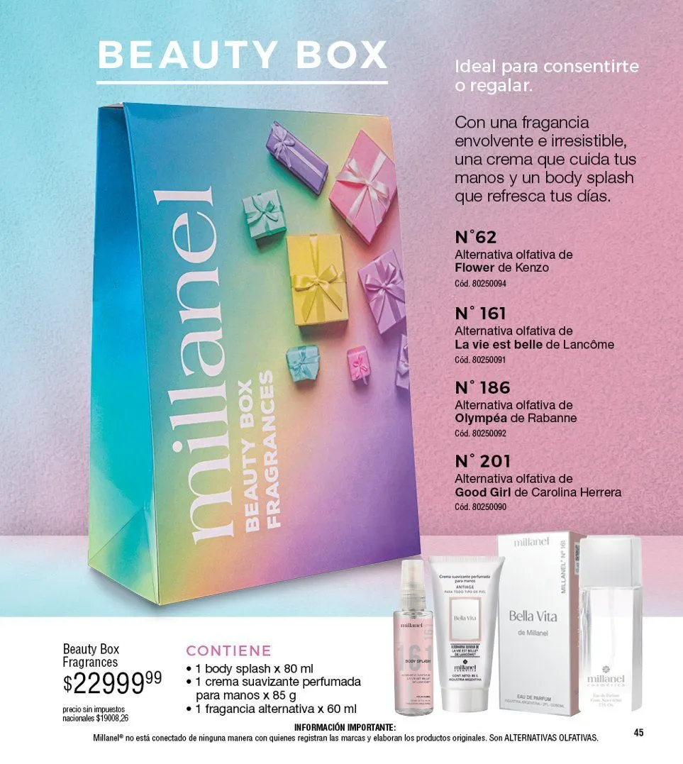 Ofertas de Catalogo Millanel 20 de octubre al 10 de noviembre 2025 - Página 45 del catálogo
