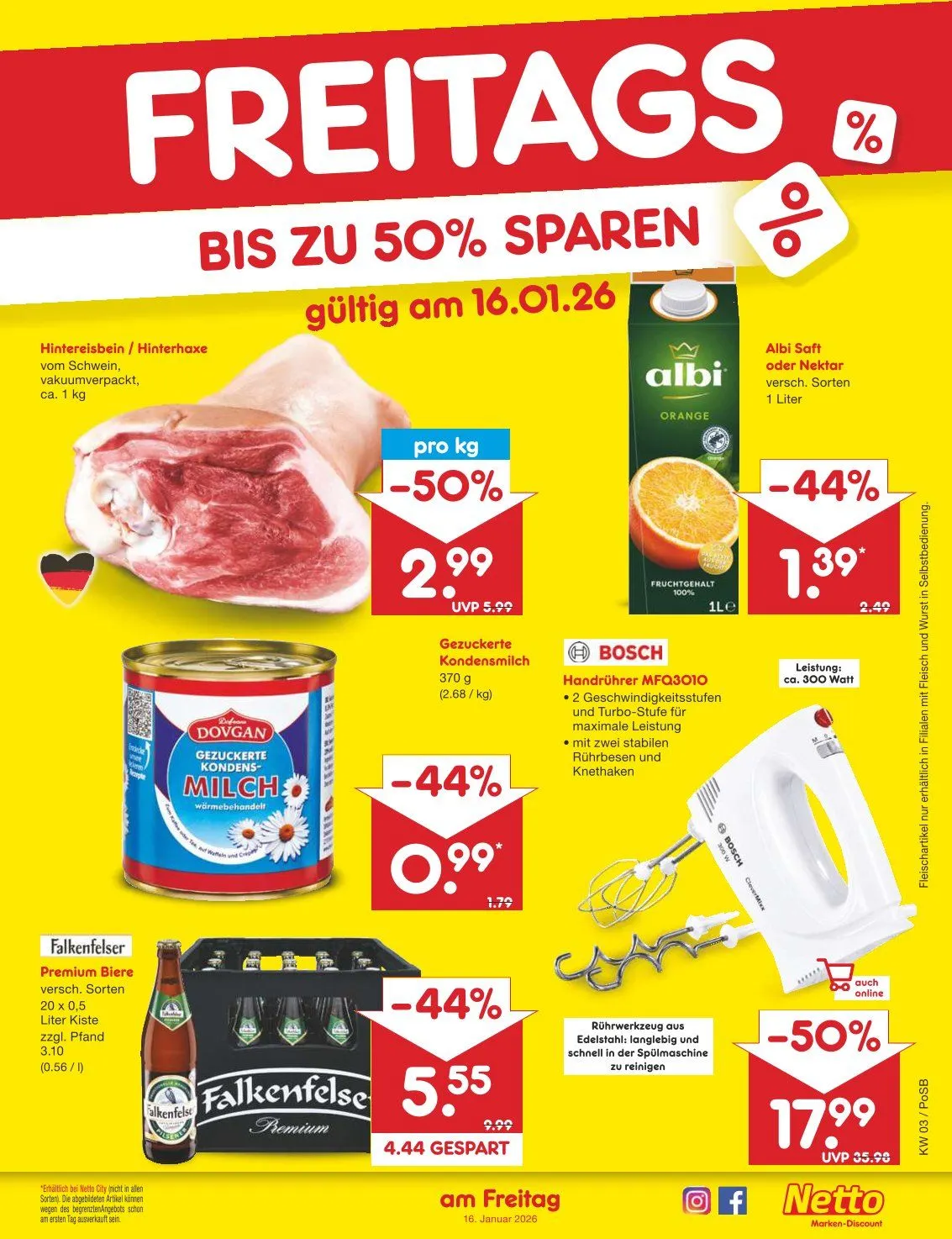 Netto Marken-Discount Angebote von 12. Januar bis 17. Januar 2026 - Prospekt seite 45