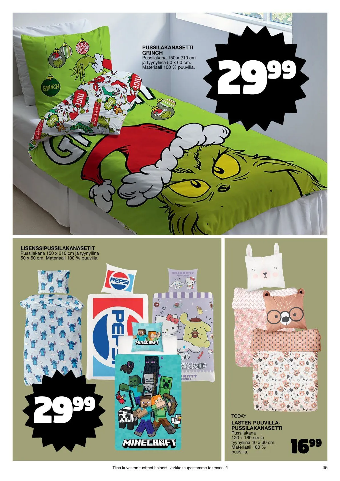  Tokmanni Tarjoukset voimassa alkaen 28. marraskuuta - 24. joulukuuta 2025 - Tarjouslehti sivu 45