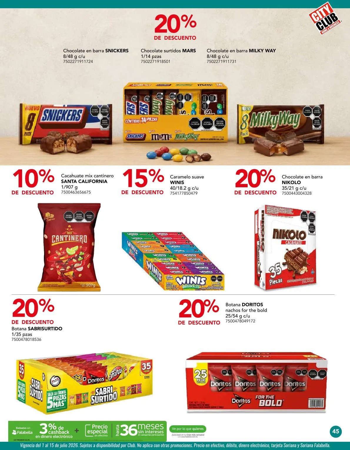 Catálogo de City Club Ofertas 1 de julio al 31 de julio 2026 - Pagina 45