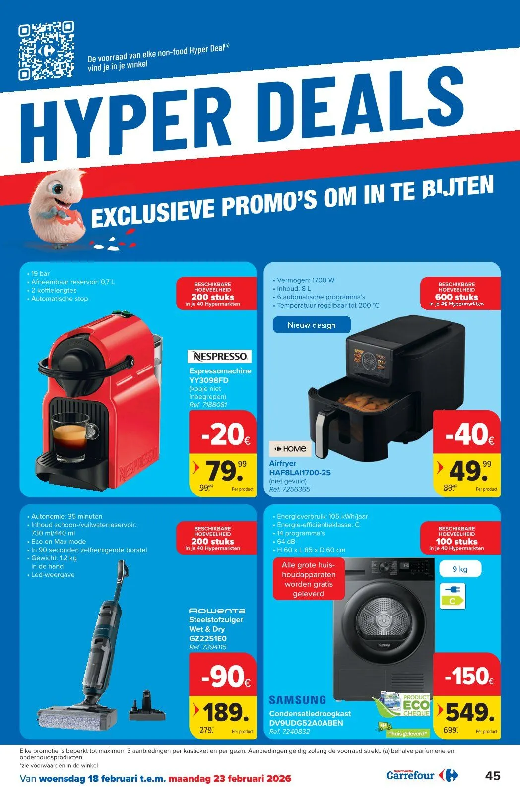 Laatste aanbiedingen in Carrefour folders van 18 februari tot 2 maart 2026 - folder pagina 45