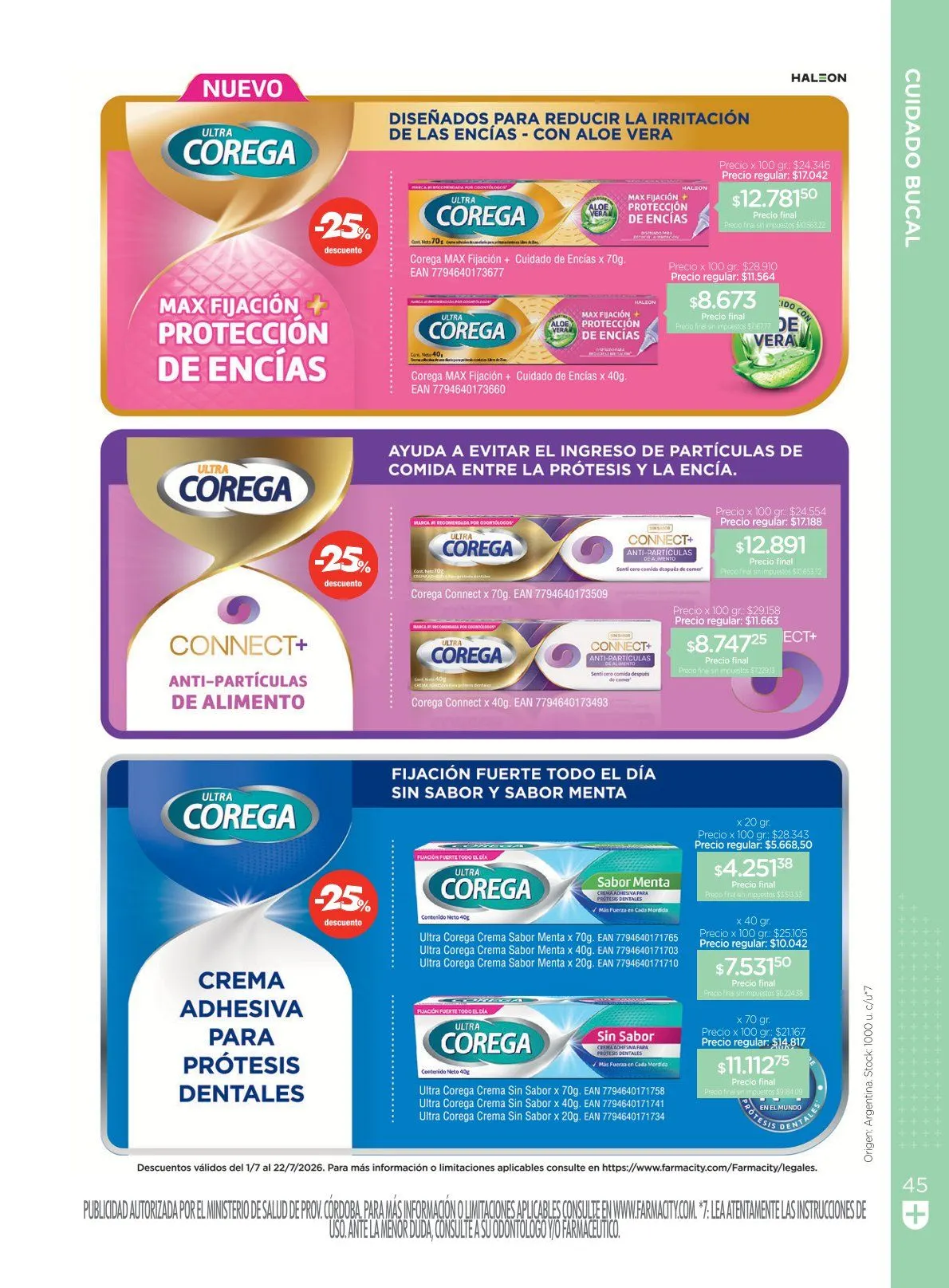 Ofertas de Farmacity Ofertas 1 de julio al 22 de julio 2026 - Página 45 del catálogo