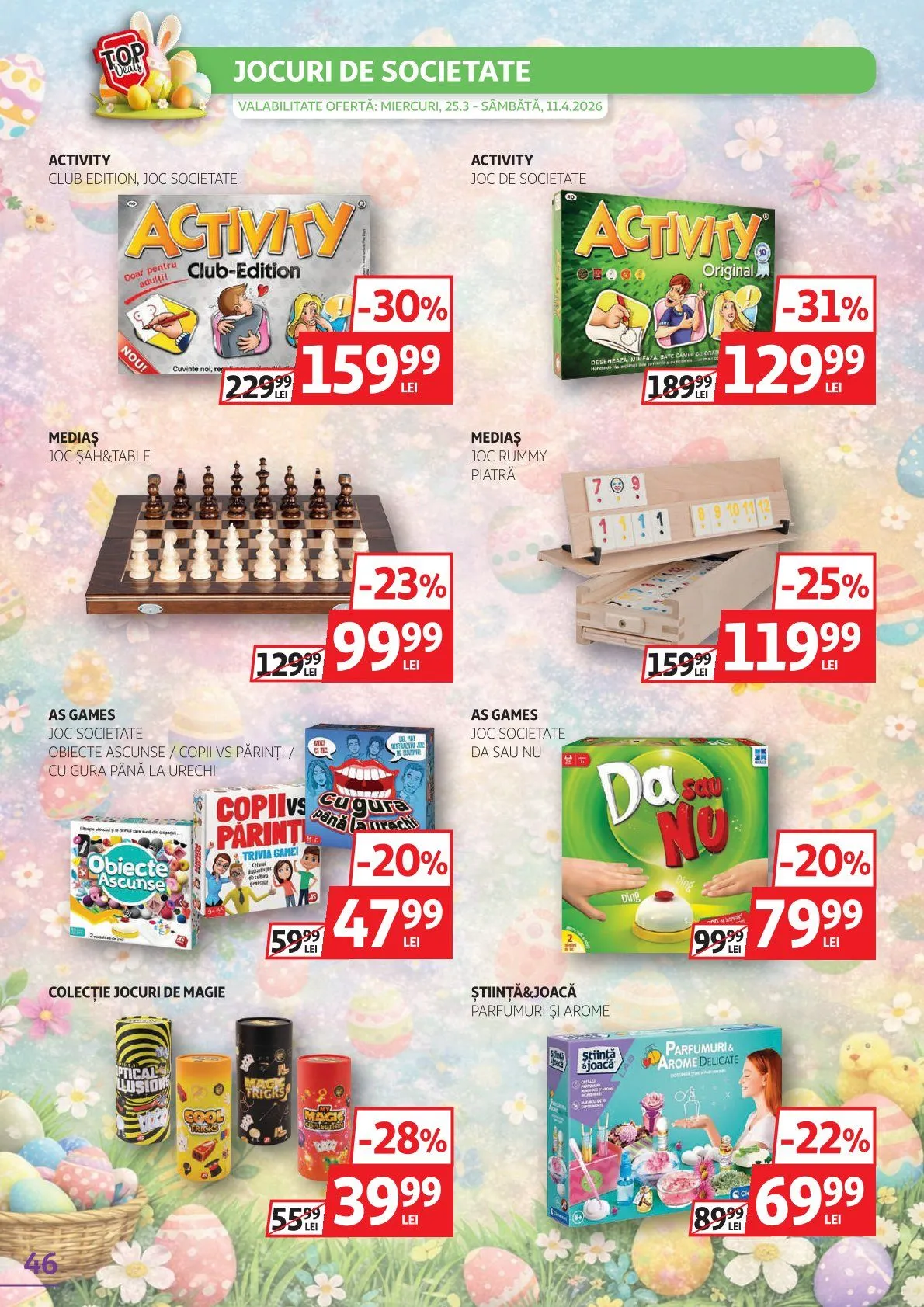 Catalog Ofertă de neratat specială Auchan de la 25 martie până la 11 aprilie 2026 - Revista Pagina 46