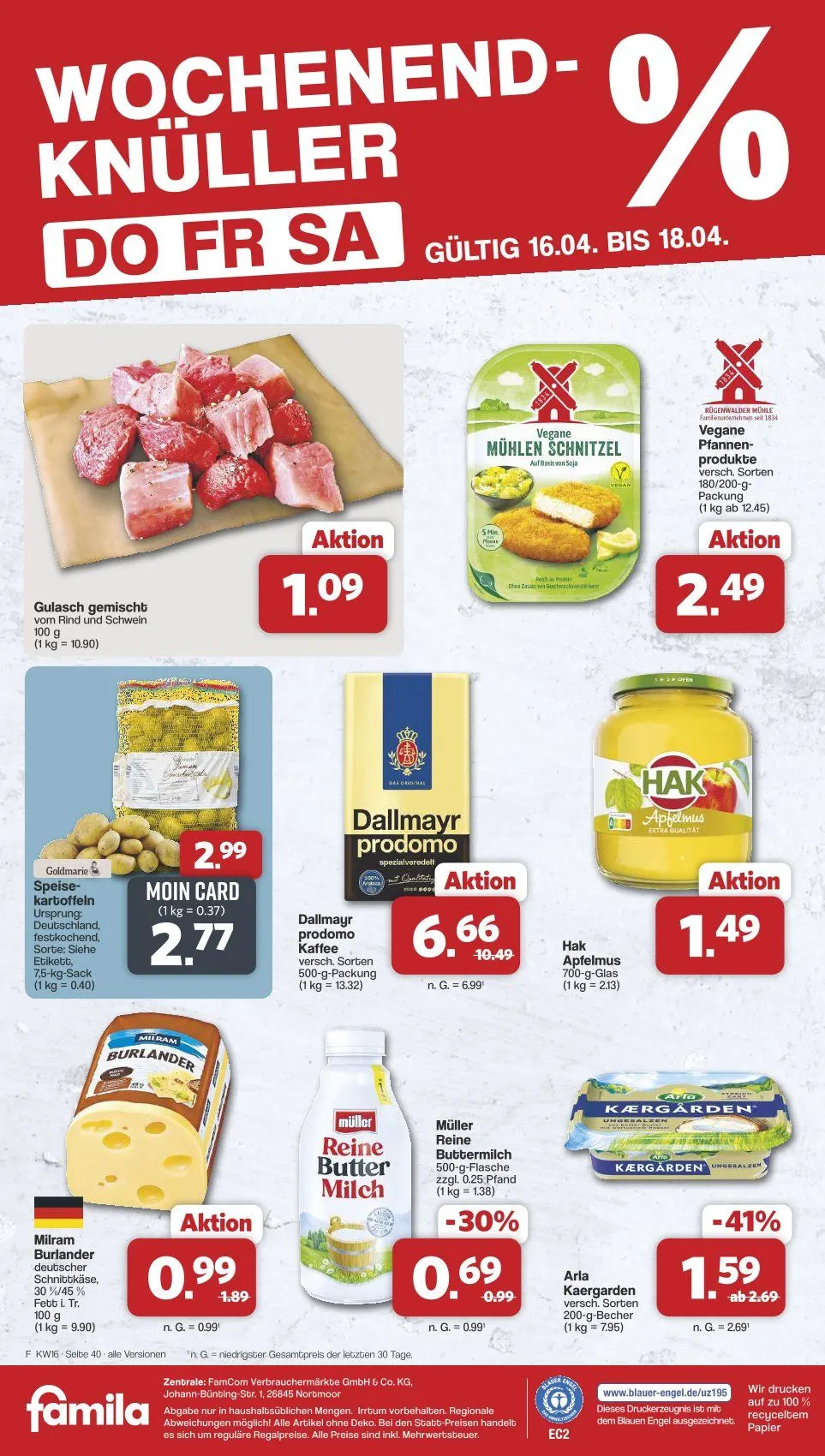 Famila Prospekte von 13. April bis 18. April 2026 - Prospekt seite 46