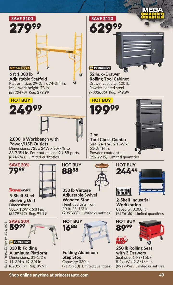  Princess Auto flyers from May 19 to May 31 2026 - flyer page 46
