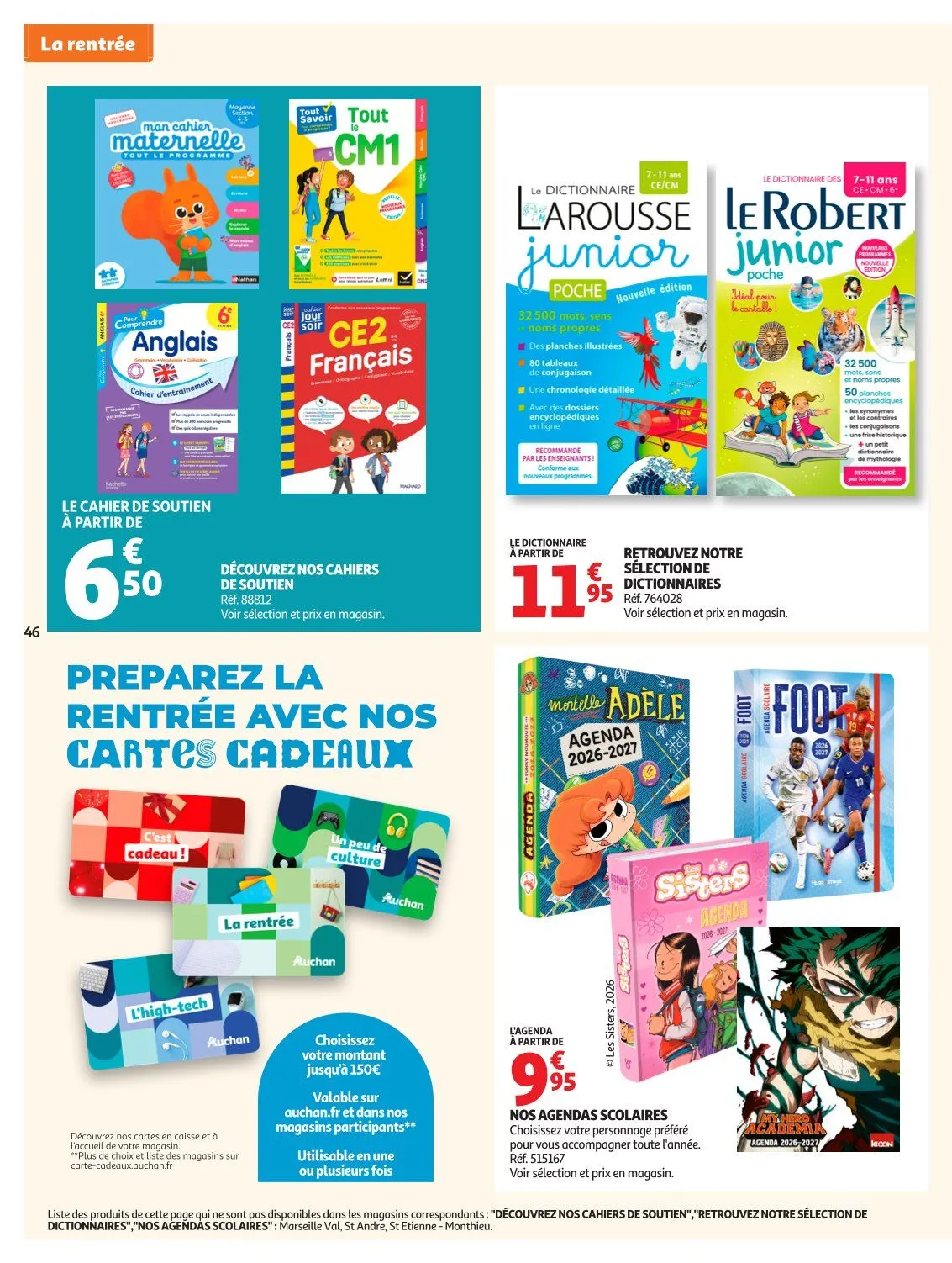 Catalogues Auchan du 21 juillet au 2 août 2026 - Catalogue page 46