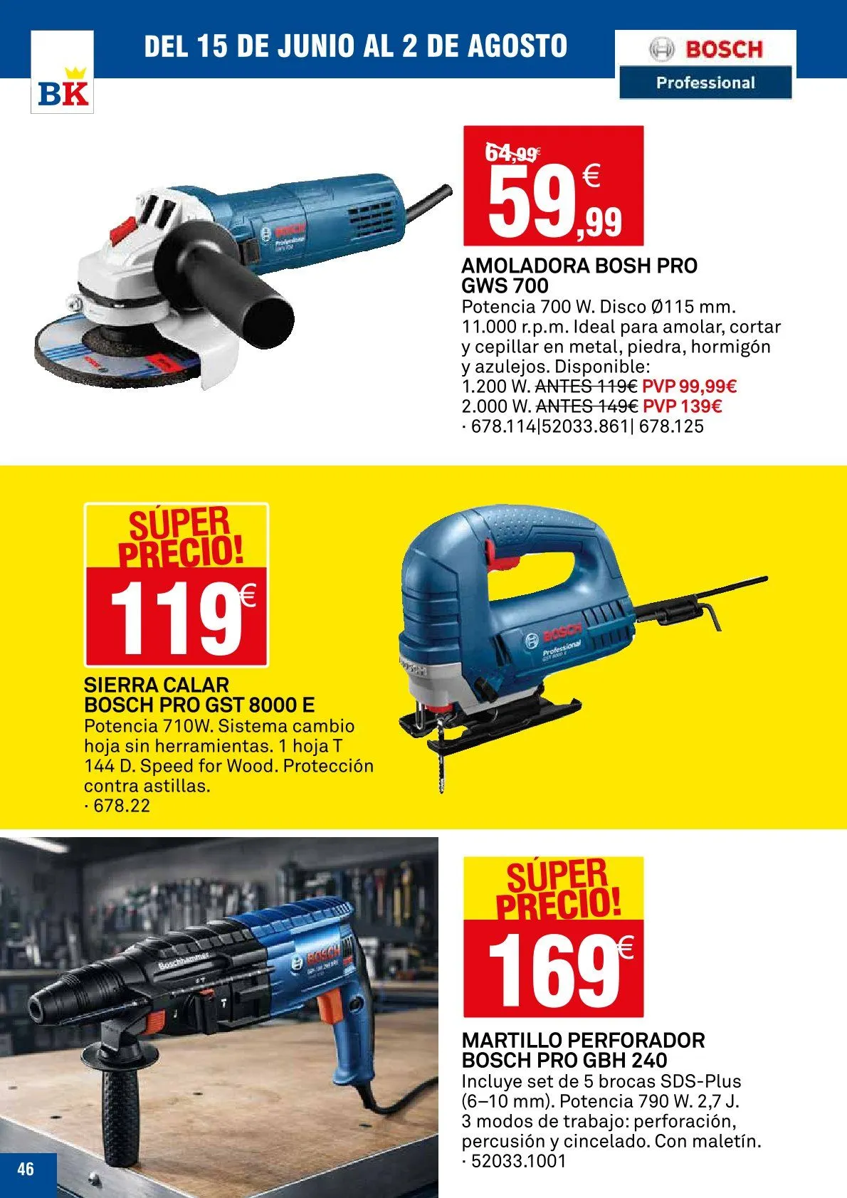 Catálogo de Bricoking Ofertas 15 de junio al 2 de agosto 2026 - Página 46