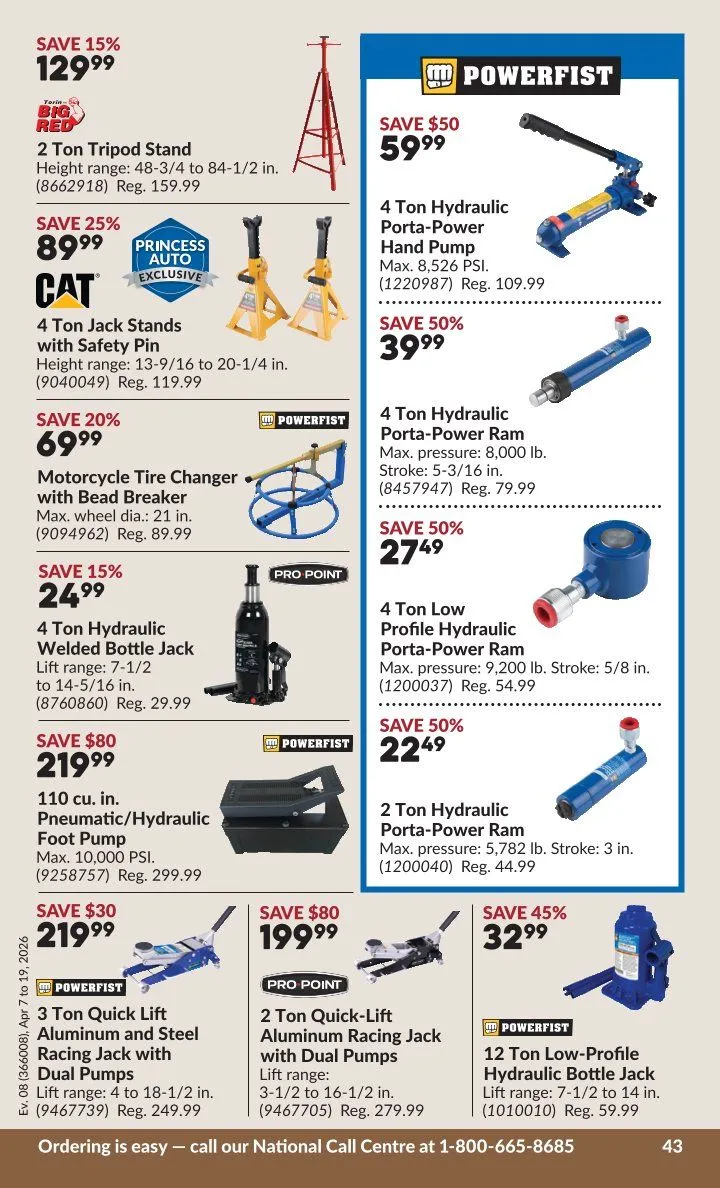 Princess Auto Sales from April 7 to April 19 2026 - flyer page 46