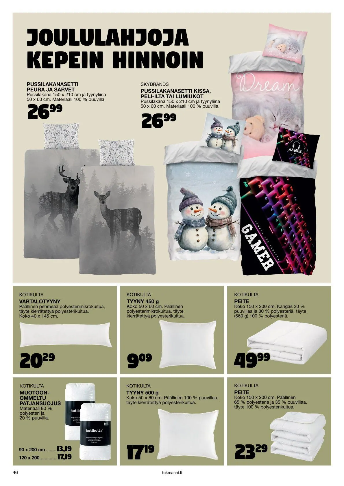  Tokmanni Tarjoukset voimassa alkaen 28. marraskuuta - 24. joulukuuta 2025 - Tarjouslehti sivu 46