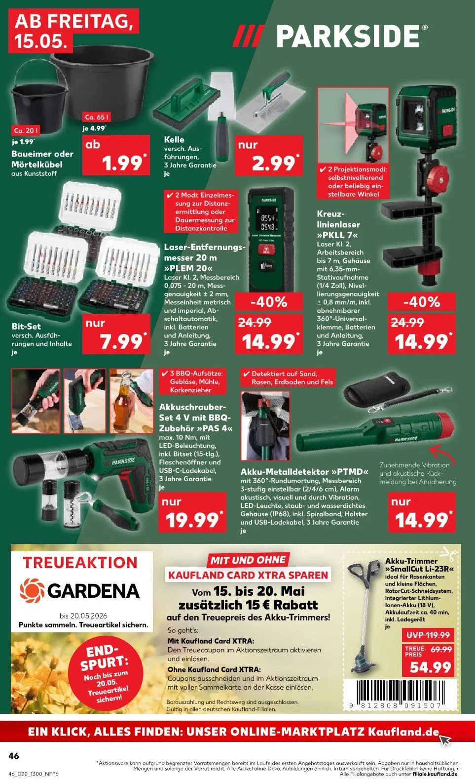  Kaufland Prospekte  von 15. Mai bis 20. Mai 2026 - Prospekt seite 46